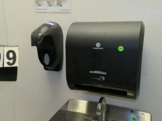 Eco Lab In motion paper dispenser and eco lab soap dispenser