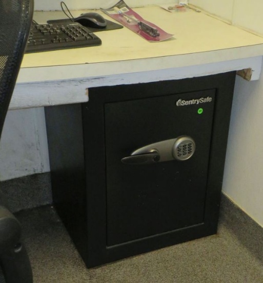 Sentry Safe with digital combination outside dimensions 22" w x 18" deep x 27" high
