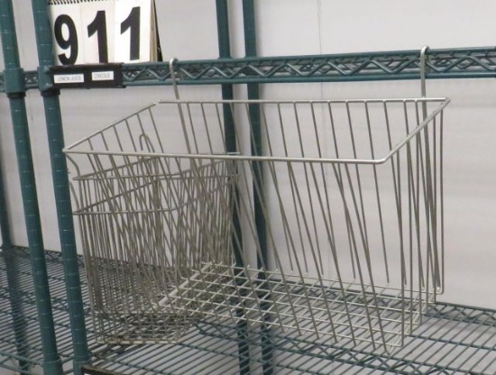 wire baskets to hang on metro shelving 18" x" 8" x 1i0" high