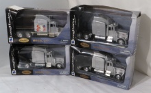 Long Hauler die cast Peterbilt model 379 semi tractors in original boxes