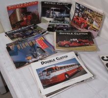 collection of 50 Double Clutch vintage truck restoration magazines with full color pictures