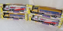Golden Wheels Series die cast 1/64 scale semi trucks featuring, Pepsi Racing Team trucks