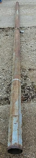 Metal light/sign pole