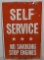 SST Self Service sign