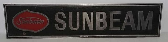 SS Sunbeam heavy metal sign