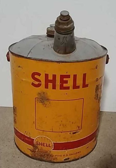 Shell 5 gallon can