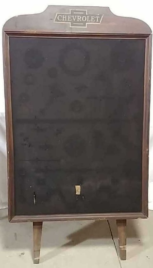 Chevrolet wooden easel display board