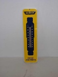 Monroe tin embossed thermometer