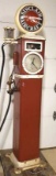 Clock face gas pump Avgas pump