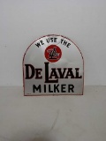 SS metal delaval milker,tombstone ad sign