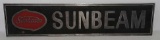 SS Sunbeam heavy metal sign