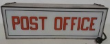 Post office lighted sign