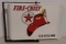 Spinner Red-Fire Chief Texaco gasoline sign
