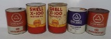 Cities Service 1 gallon & Shell 5 quart cans