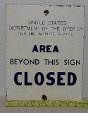 SSP Dept of Interior sign