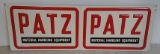 SST Embossed Patz sign