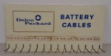 Delco Packard Battery Cables shop display