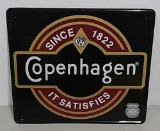 SS Aluminum embossed Copenhagen sign