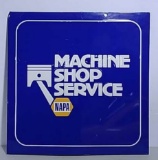 SST Embossed Napa Machine Shop Service sign