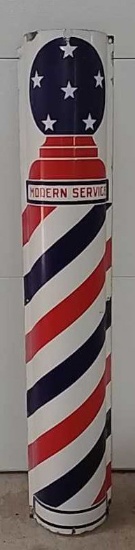 Ssp Barber Pole Curved Sign