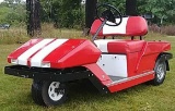 Ss Red Golf Cart