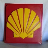 Shell Plastic Sign