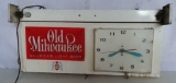 Old Milaukee Clock Advertising Piece