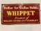 SST Whippet embossed sign