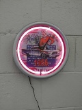 Neon sterling & noble clock