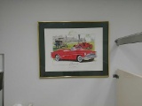 Framed Buick signed print