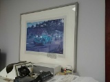 Framed signed print