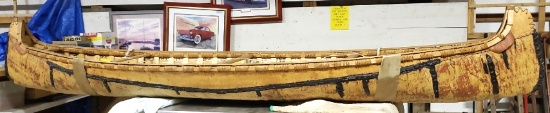 Ojibwa Birch Bark Canoe 13' 8"