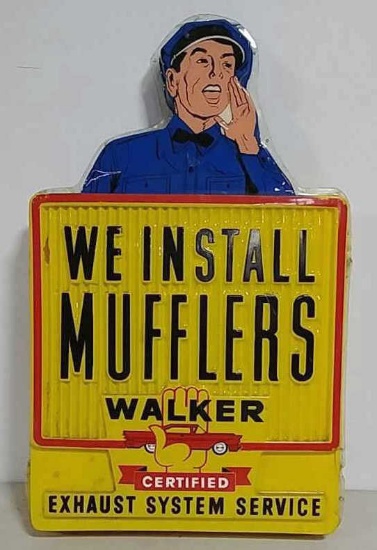 3D Walker Mufflers light up sign