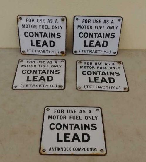 5 SSP Contains Lead signs