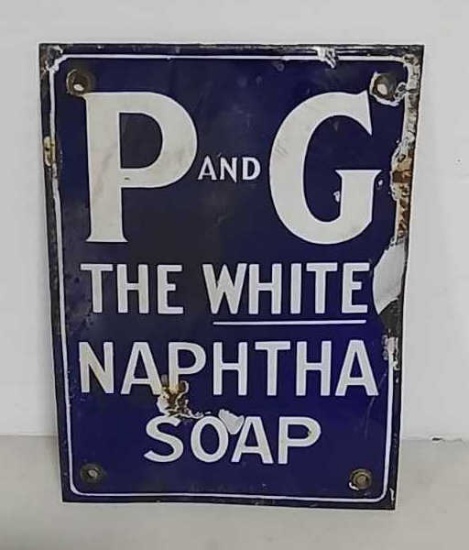 SSP P and G soap sign