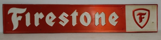 SST Firestone embossed sign