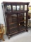 Bookcase with China cabinet on top