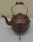 Majestic, copper, tea kettle w/ stand