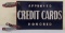 DST credit cards sign