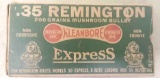 .35 Remington, mushroom hallow point ammo