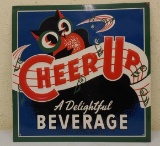 SST. Cheer Up beverage, advertising sign