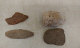 4 Native American, Stone Tools