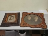 2 wooden picture frames