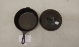 Cast Iron Wagner Ware Deep Skillet Roaster & Cover
