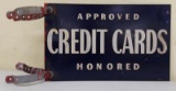 DST credit cards sign