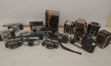 Lot of 18 collectable cameras