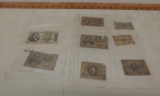 8 fractional currency notes