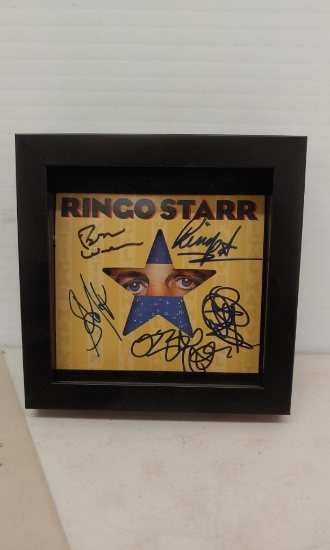 Ringo Starr CD cover w/ Mult. Autographs