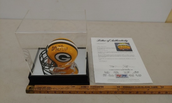 Signed Reggie White mini helmet