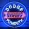 AUTO – DODGE DEPENDABLE SERVICE NEON SIGN